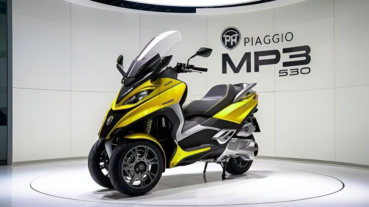 Nueva Piaggio MP3 530 2026 diseño renovado tecnología avanzada y lanzamiento internacional